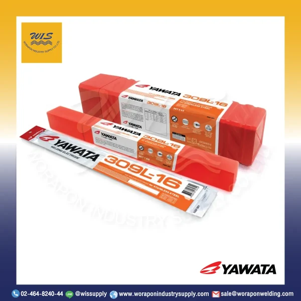 ลวดเชื่อมสแตนเลสไฟฟ้า YAWATA 309L-16 2.6 มม. ห่อละ 1 Kg.
