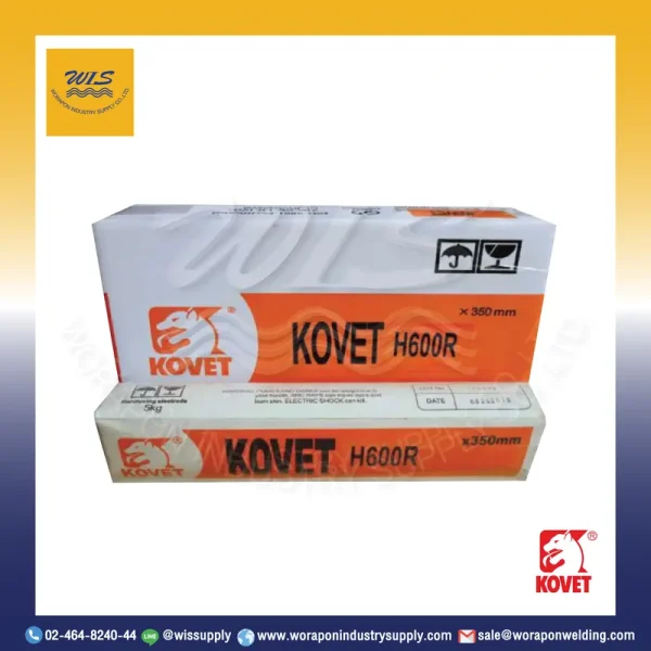ลวดเชื่อมเหล็กแข็งไฟฟ้า KOVET H350R 3.2 MM. 1 ลัง 20 KG.