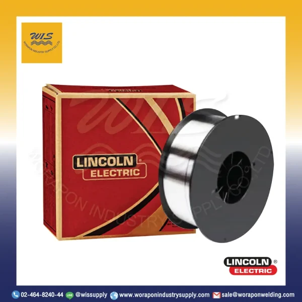 ลวดเชื่อมสแตนเลส (MIG) (ไต้หวัน) LINCOLN FM309LSi ขนาด 0.8 มม. ม้วนละ 15 กก.