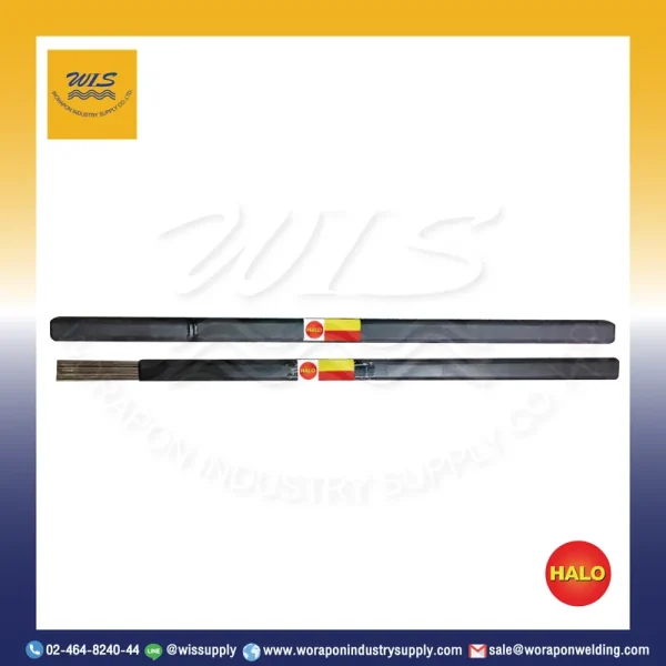 ลวดเชื่อมสแตนเลสแก๊สอาร์ก้อน (TIG) HALO ER 316L ขนาด 1.6 มม. หลอดละ 5 กก.