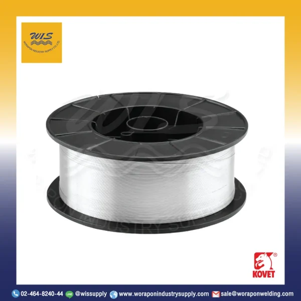 ลวดเชื่อมอลูมิเนียมแก๊ส (MIG) KOVET 4043 ขนาด 0.8 มม. ม้วนละ 2 กก.