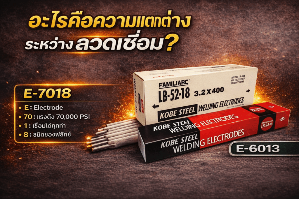 ความแตกต่างระหว่างลวดเชื่อม