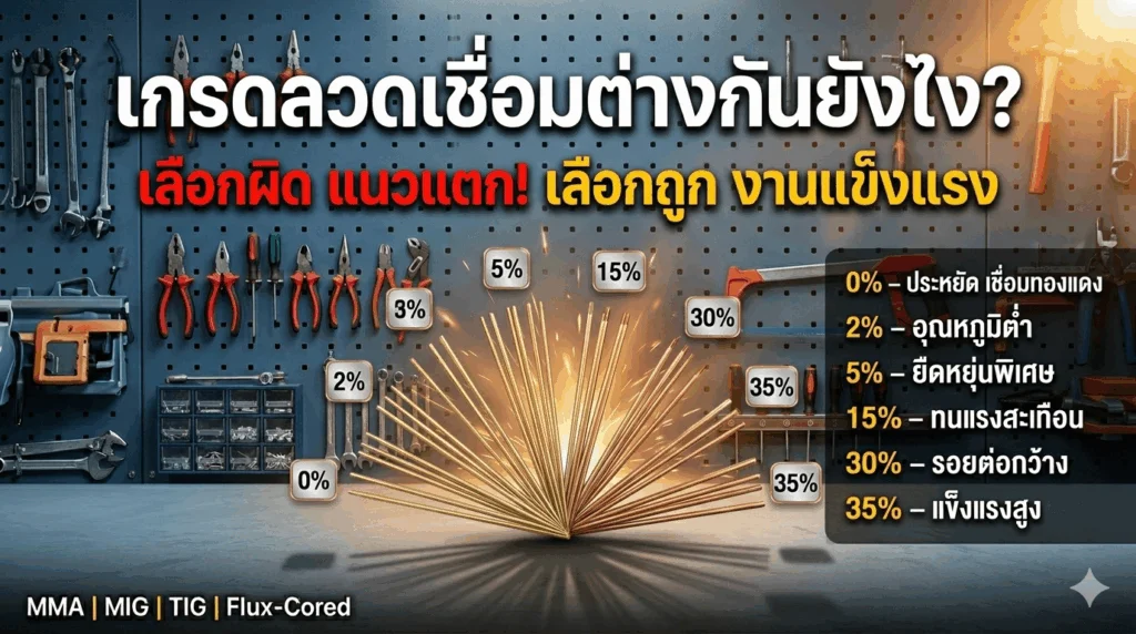 เกรดลวดเชื่อม