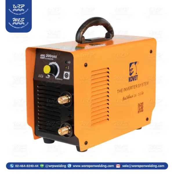 เครื่องเชื่อมไฟฟ้า KOVET ARC200GEII DC STICK (MMA)