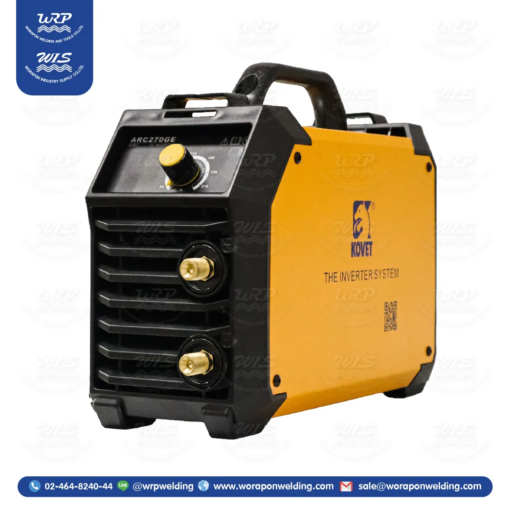 เครื่องเชื่อมไฟฟ้า KOVET ARC270GE DC STICK (MMA) 190A.