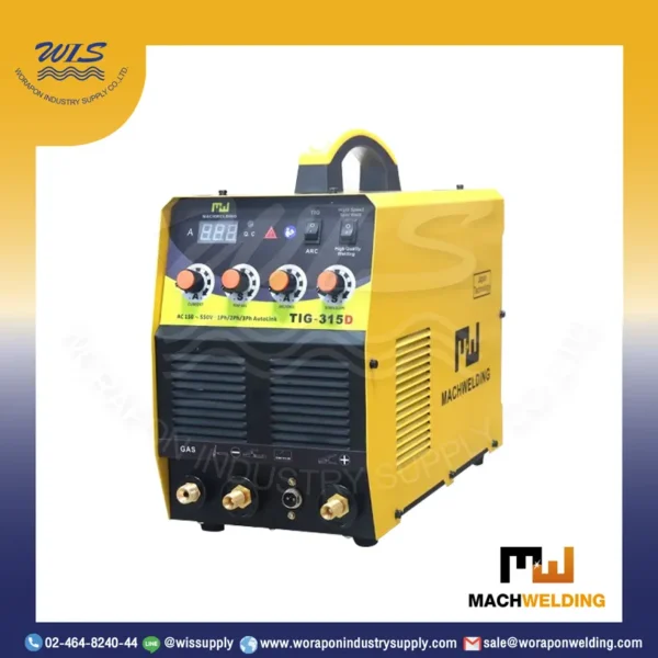 เครื่องเชื่อมอาร์กอน MACH WELDING รุ่น TIG315D
