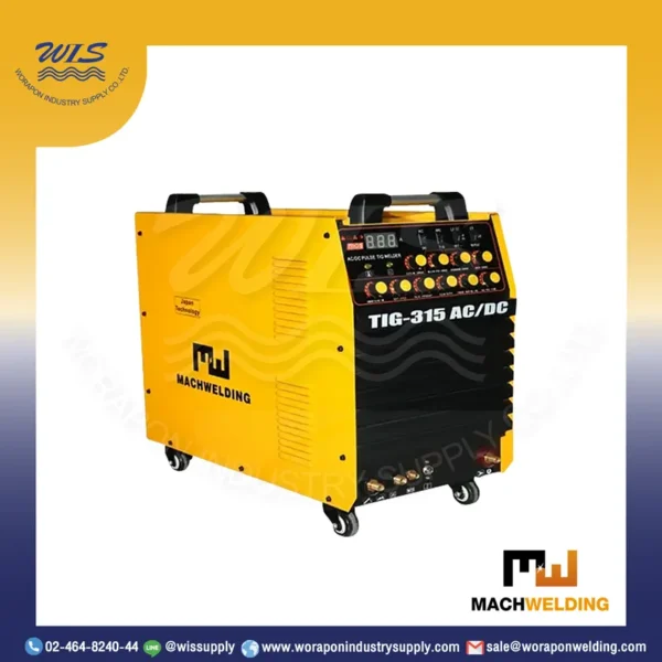 เครื่องเชื่อมอาร์กอน MACH WELDING รุ่น TIG 315P AC/DC