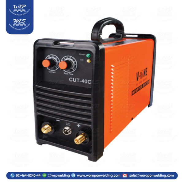 เครื่องตัดพลาสม่า AIR PLASMA V-ONE รุ่น CUT-40C 220V อุปกรณ์ครบชุด