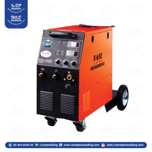 เครื่องเชื่อมซีโอทู V-ONE รุ่น MIG-250C อุปกรณ์ครบชุด