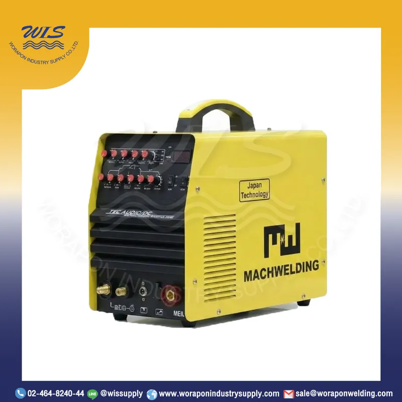 เครื่องเชื่อมอาร์กอน MACH WELDING รุ่น TIG250P AC/DC