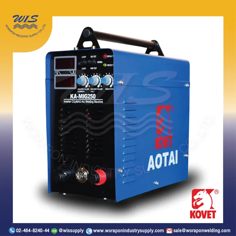 เครื่องเชื่อม KOVET KA-MIG250 MAG (GMAW) AOTAI