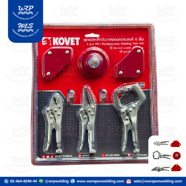 KOVET ชุดแม่เหล็กจับฉากอเนกประสงค์ 6 ชิ้น
