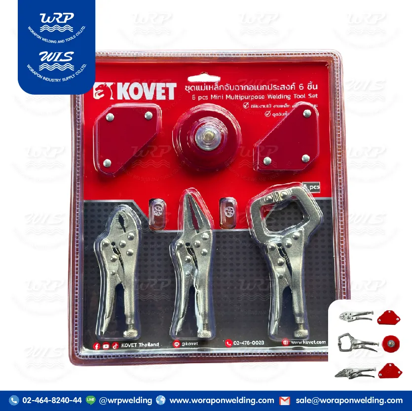 KOVET ชุดแม่เหล็กจับฉากอเนกประสงค์ 6 ชิ้น