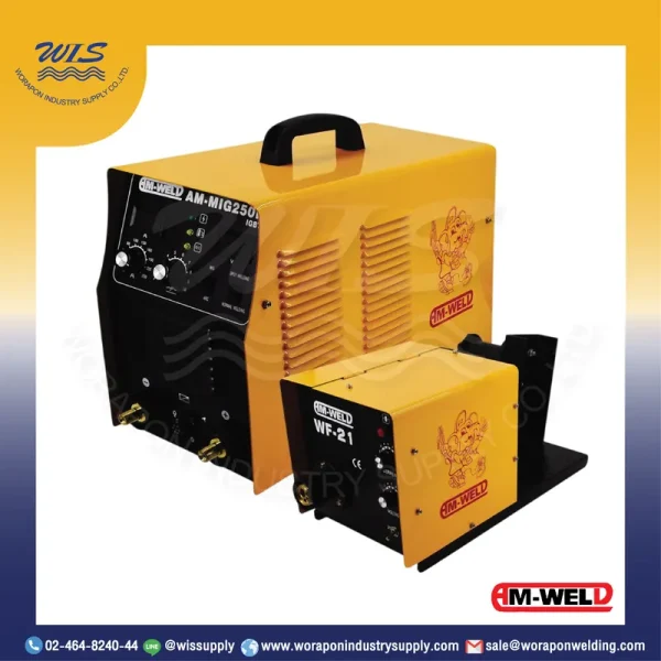 AM-WELD MIG-250F เครื่องเชื่อมไฟฟ้า MIG อินเวอร์เตอร์ 250A/220V