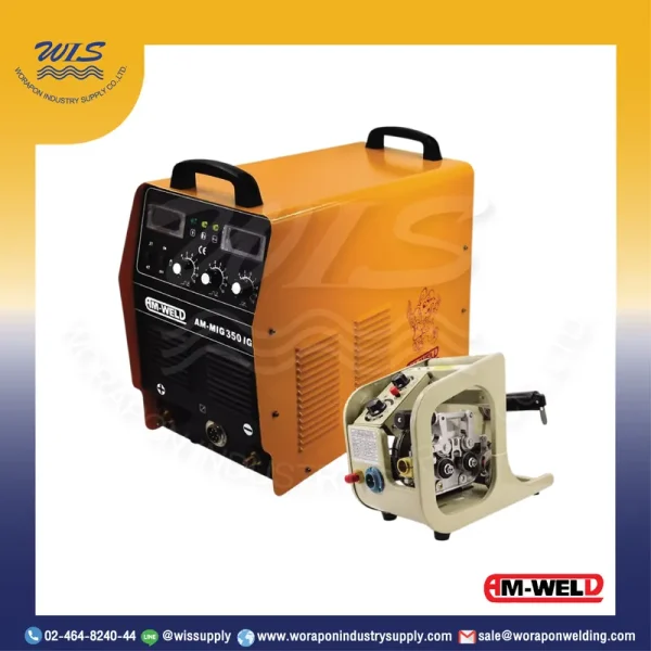 AM-WELD MIG-350 เครื่องเชื่อมไฟฟ้า MIG อินเวอร์เตอร์ 350A/380V
