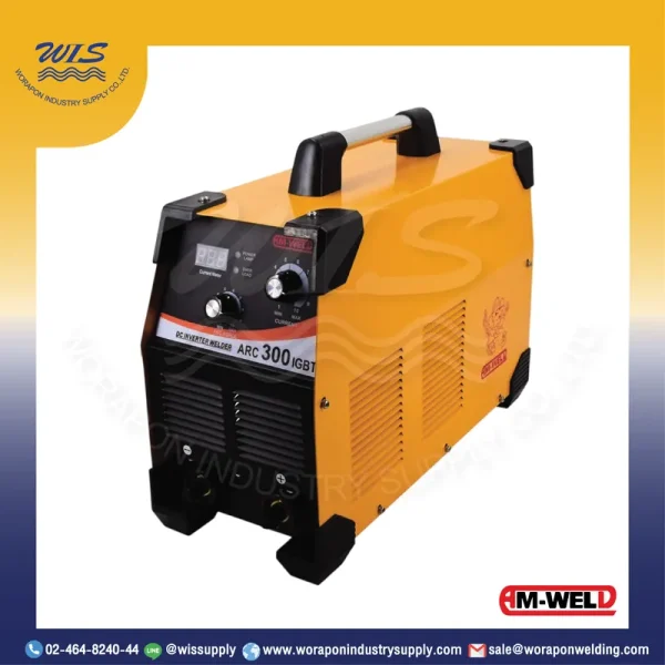 AM-WELD ARC300-IGBT เครื่องเชื่อมไฟฟ้า MMA อินเวอร์เตอร์ 300A/220V