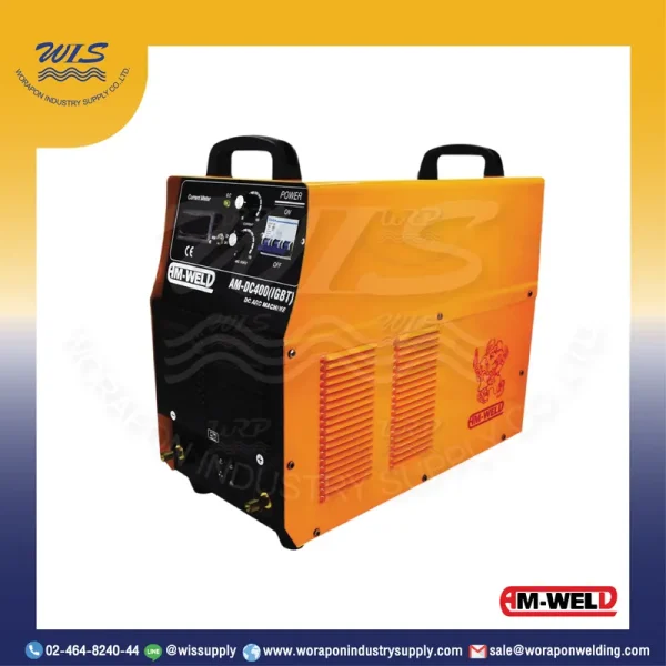 เครื่องเชื่อมไฟฟ้า AM-WELD DC400-IGBT เครื่องเชื่อมไฟฟ้า MMA อินเวอร์เตอร์
