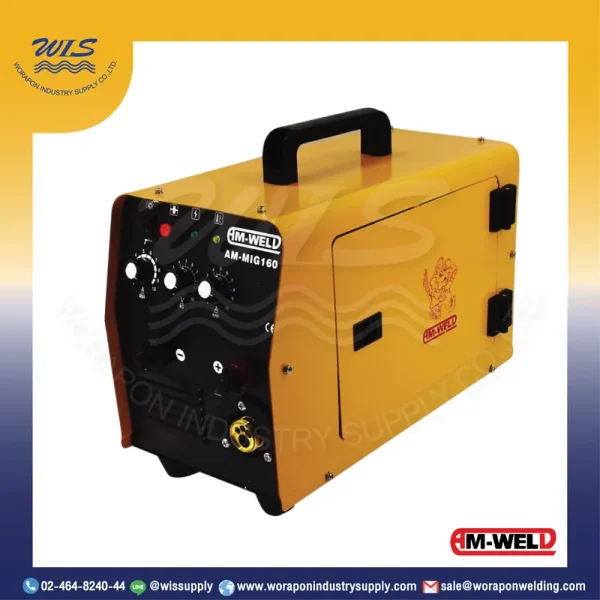 AM-WELD MIG-160-IGBT เครื่องเชื่อมไฟฟ้า MIG อินเวอร์เตอร์ 160A/220V