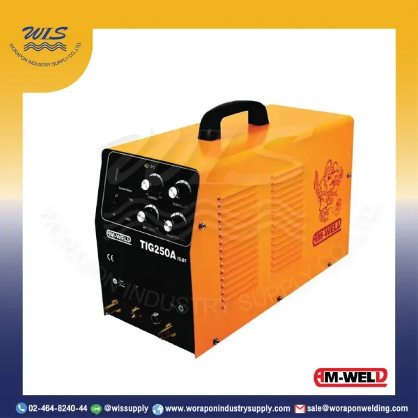 เครื่องเชื่อมไฟฟ้า TIG 250 Amp รุ่น TIG250A-IGBT AM-WELD