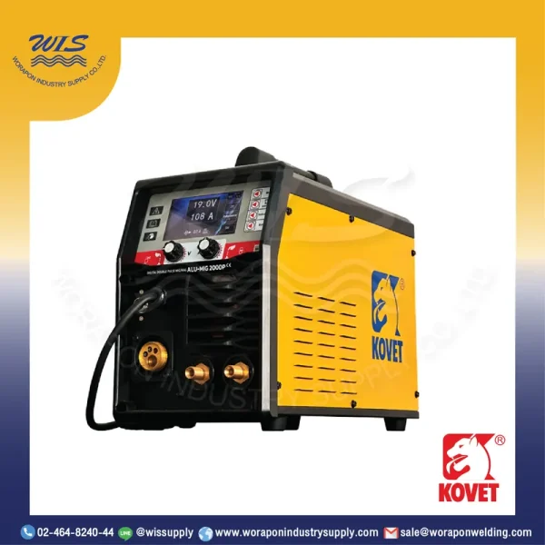 เครื่องเชื่อม 3 ระบบ (MIG,Lift TIG,MMA) KOVET  ALU-MIG 200DP