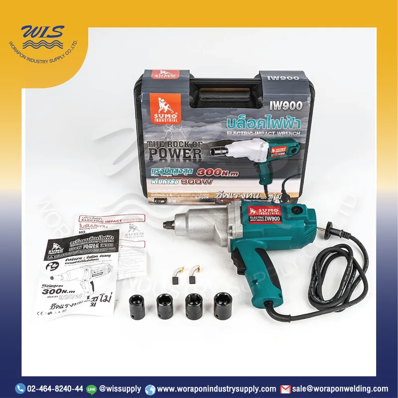 บล็อคไฟฟ้า รุ่น IW900 SUMO เต็มกำลัง 900W แรงบิดสูงสุดถึง 300Nm - Image 3