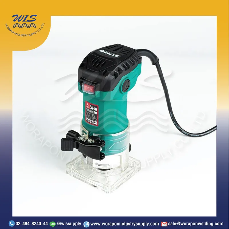 เครื่องทริมเมอร์ 6 มม. รุ่น 370N SUMO กำลังไฟฟ้าเต็ม 580W