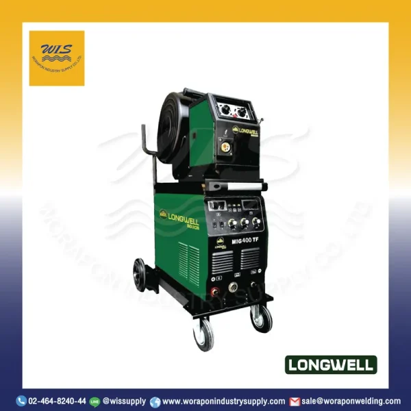เครื่องเชื่อม CO2 (MIG/MAG) LONGWELL 400 แอมป์ 380V ชุดป้อนลวดแยก งานอุตสาหกรรม