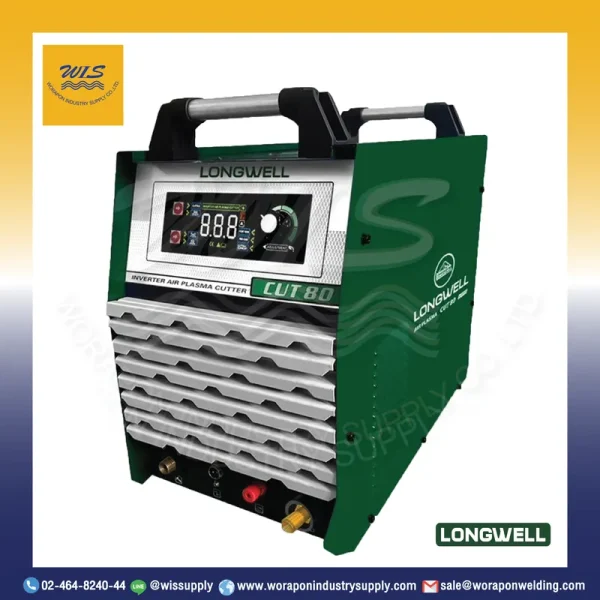 เครื่องเชื่อมทิก Longwell รุ่น TIG 215 T HDPE ระบบอินเวอร์เตอร์ มีหน้าจอแสดงผลดิจิทัลและปุ่มควบคุม