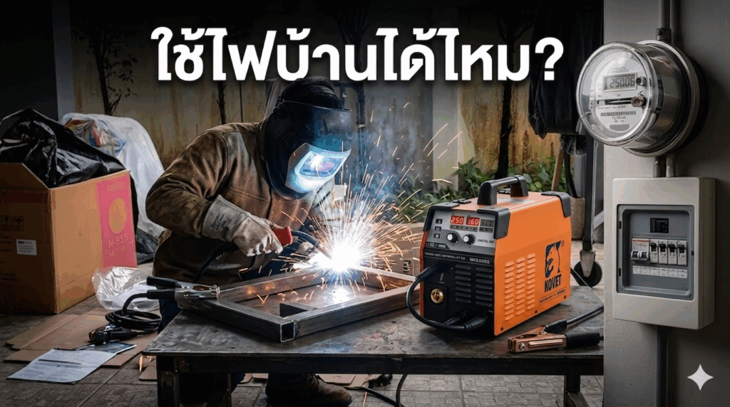ตู้เชื่อม CO2 ใช้ไฟบ้านได้ไหม?