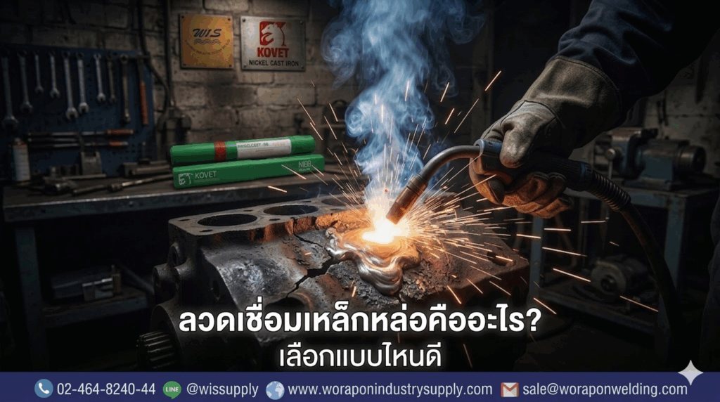 ลวดเชื่อมเหล็กหล่อคืออะไร