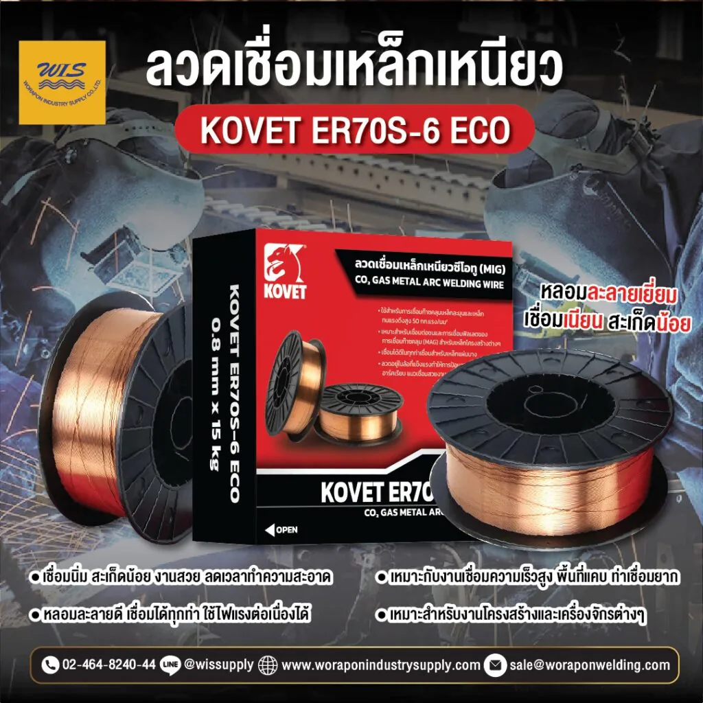 ลวดเชื่อม CO2 KOVET