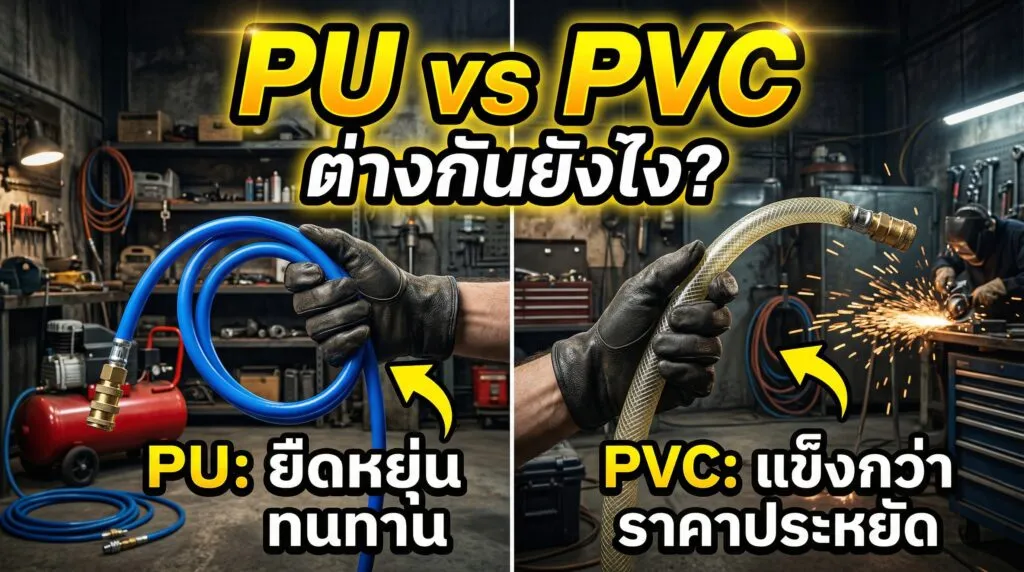 สายลม PU vs PVC
